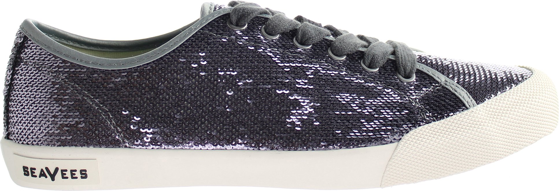 Seavees Monterey Sneaker Standard Pewter gewebte Pailletten Purple Damenschuhe