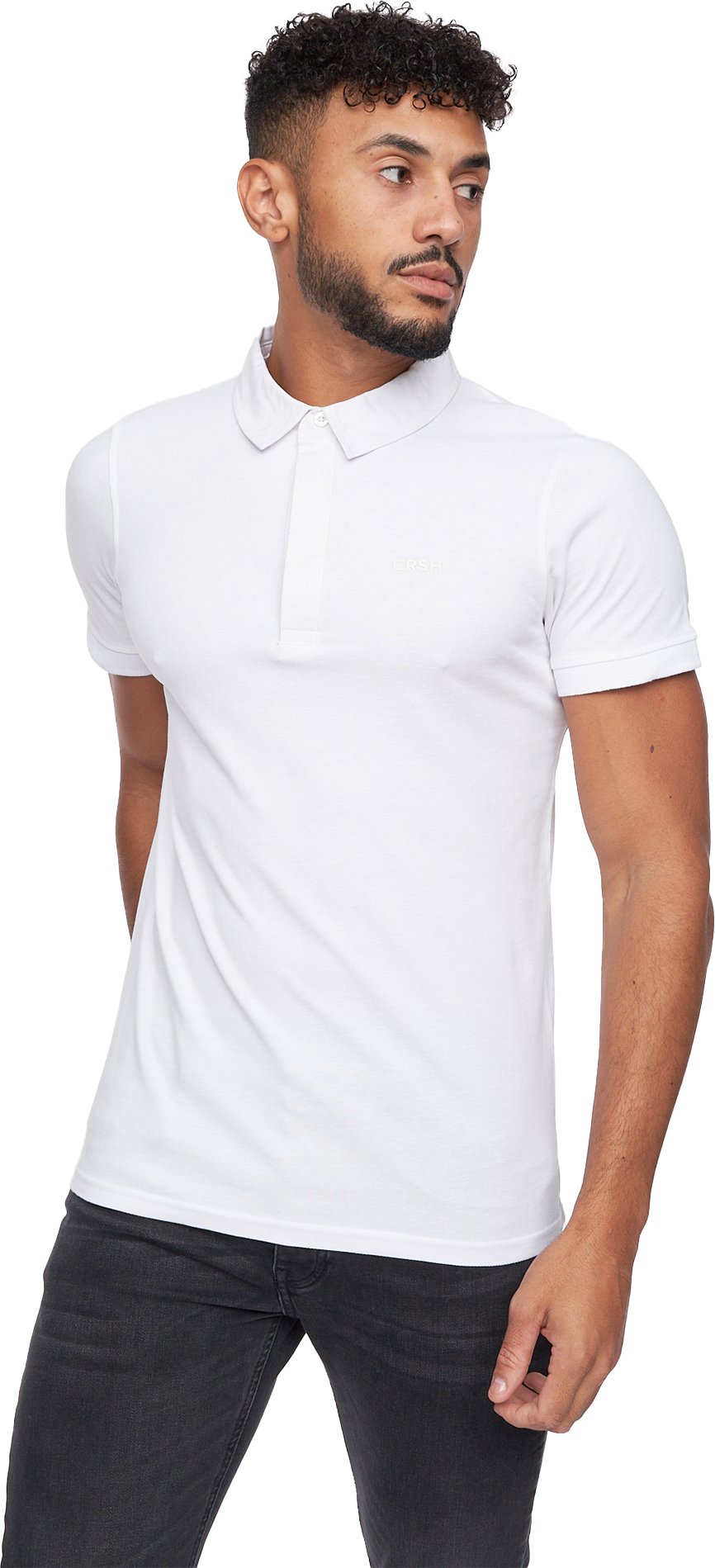 Crosshatch - "Sullivan" Poloshirt für Herren (Weiß)