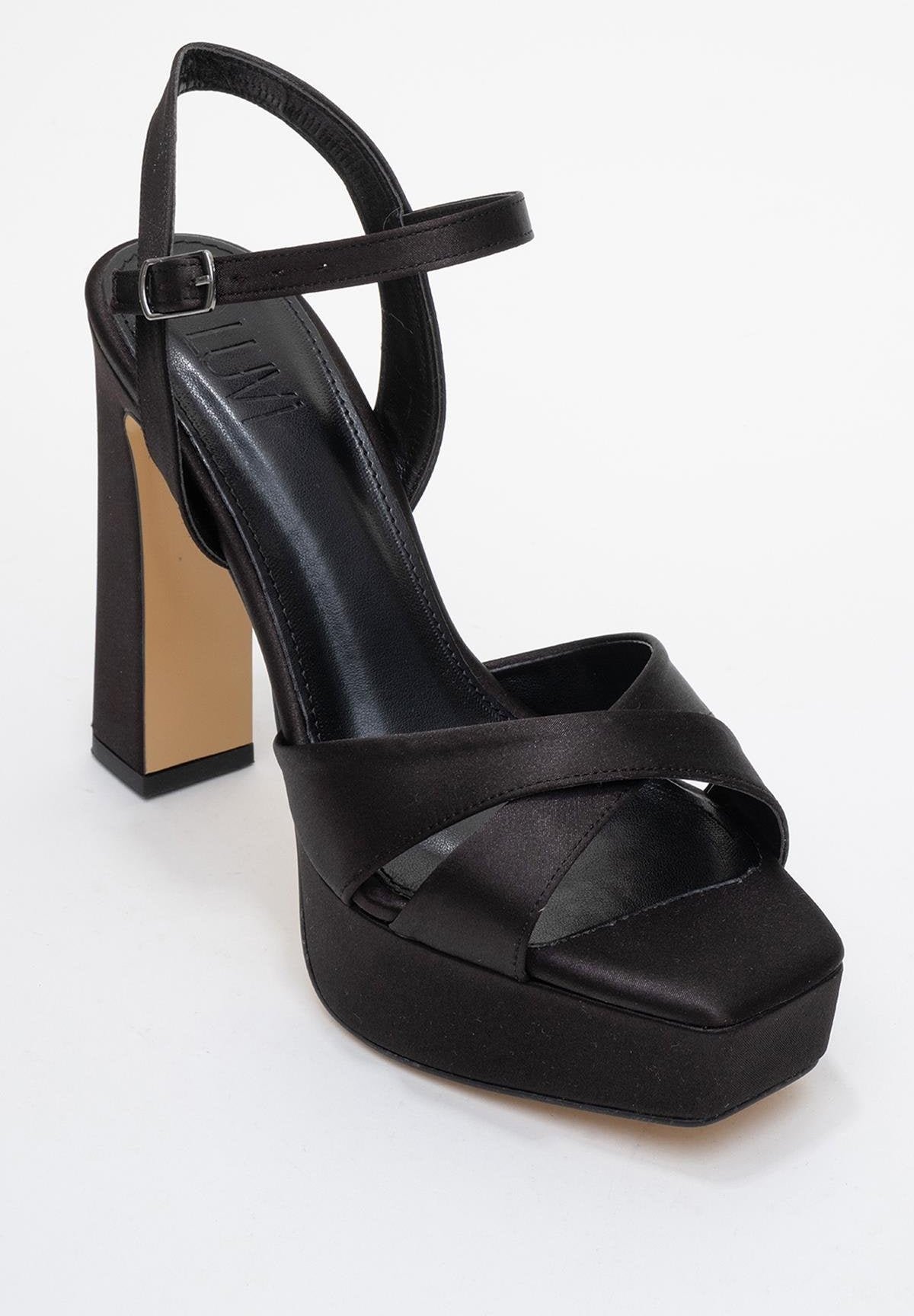 Yulia Cross-Strap Plateau Absatz Sandale