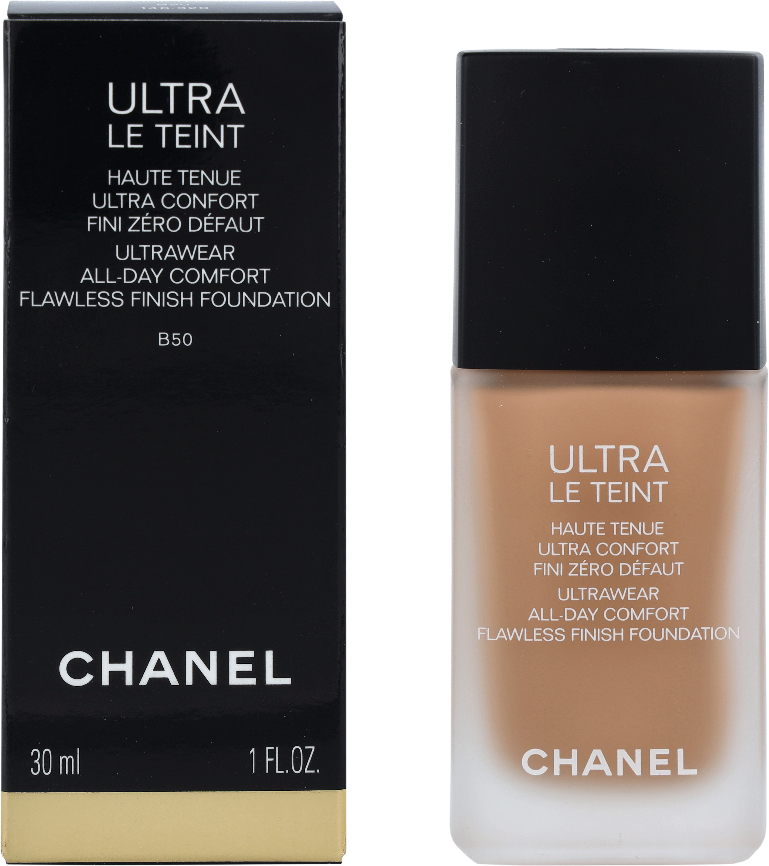 Chanel Ultra Le Teint Flawless Finish Fluid Foundation.