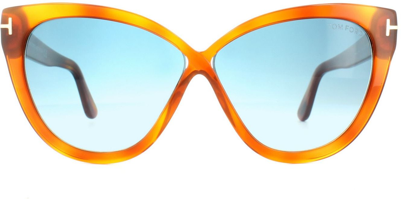 Tom Ford Sonnenbrille 0511 Arabella 53W Blonde Havanna Blau Gradient