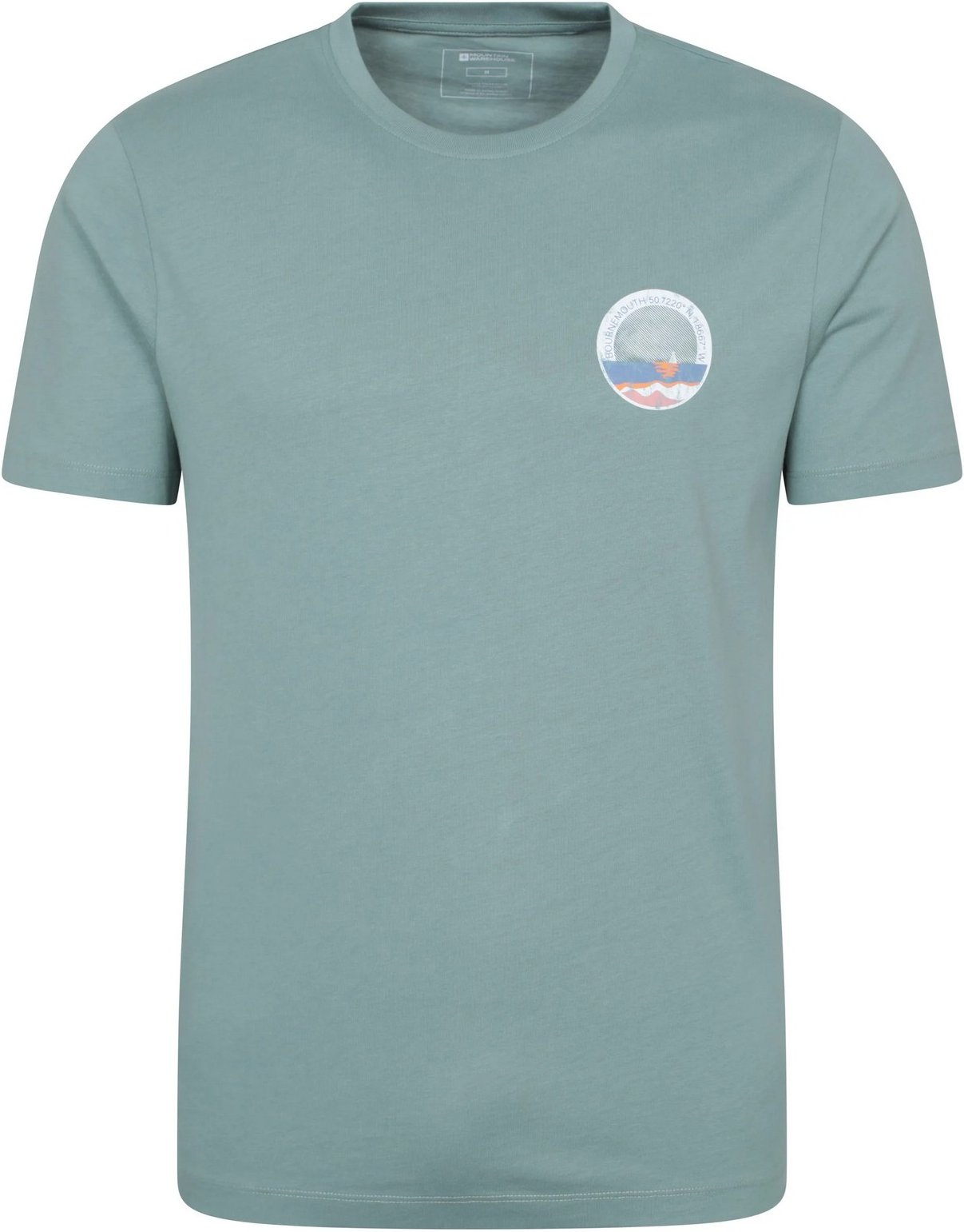 Mountain Warehouse - "Bournemouth" T-Shirt für Herren kurzärmlig (Blassgrün)