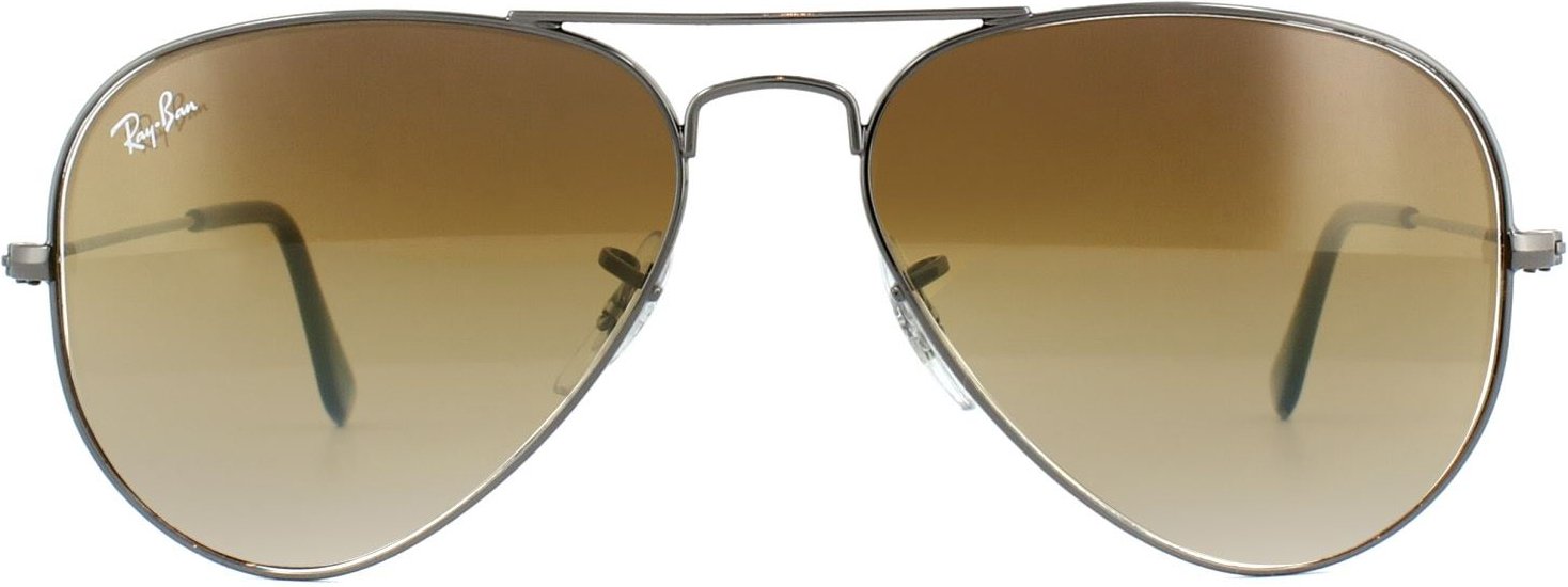 Thumbnail - Ray-Ban Sonnenbrille Aviator 3025 004/51 Gunmetal Braun Gradient 58mm