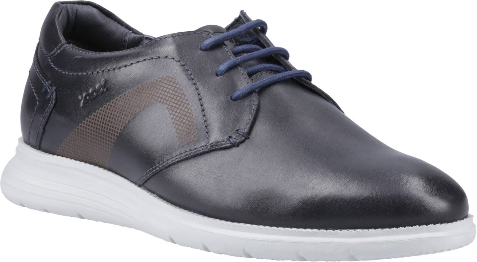 Pod Aston Leder Herren Schnürschuhe Navy