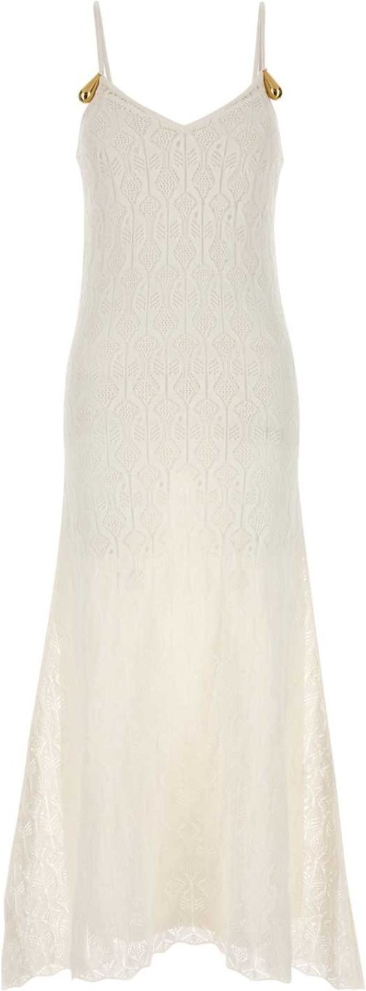 Weißes Spitzenkleid