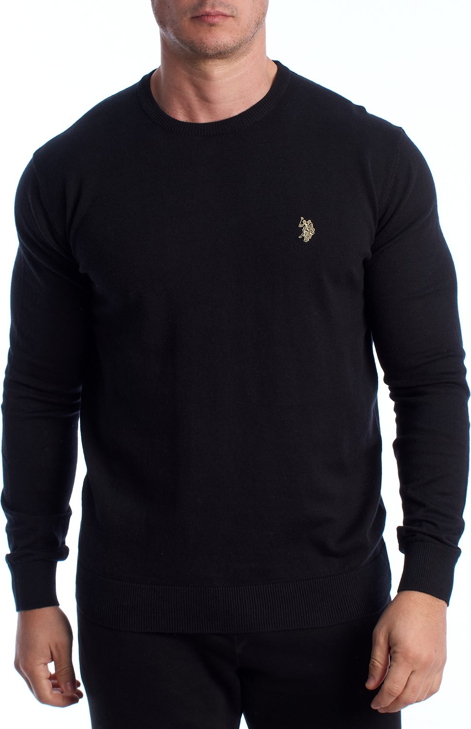 Herren Rundhalsausschnitt Strickpullover US40173038