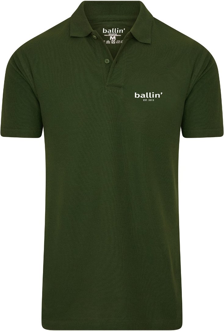 Basic Polo von Ballin Est. 2013 in der farbe Grun und in größe S.