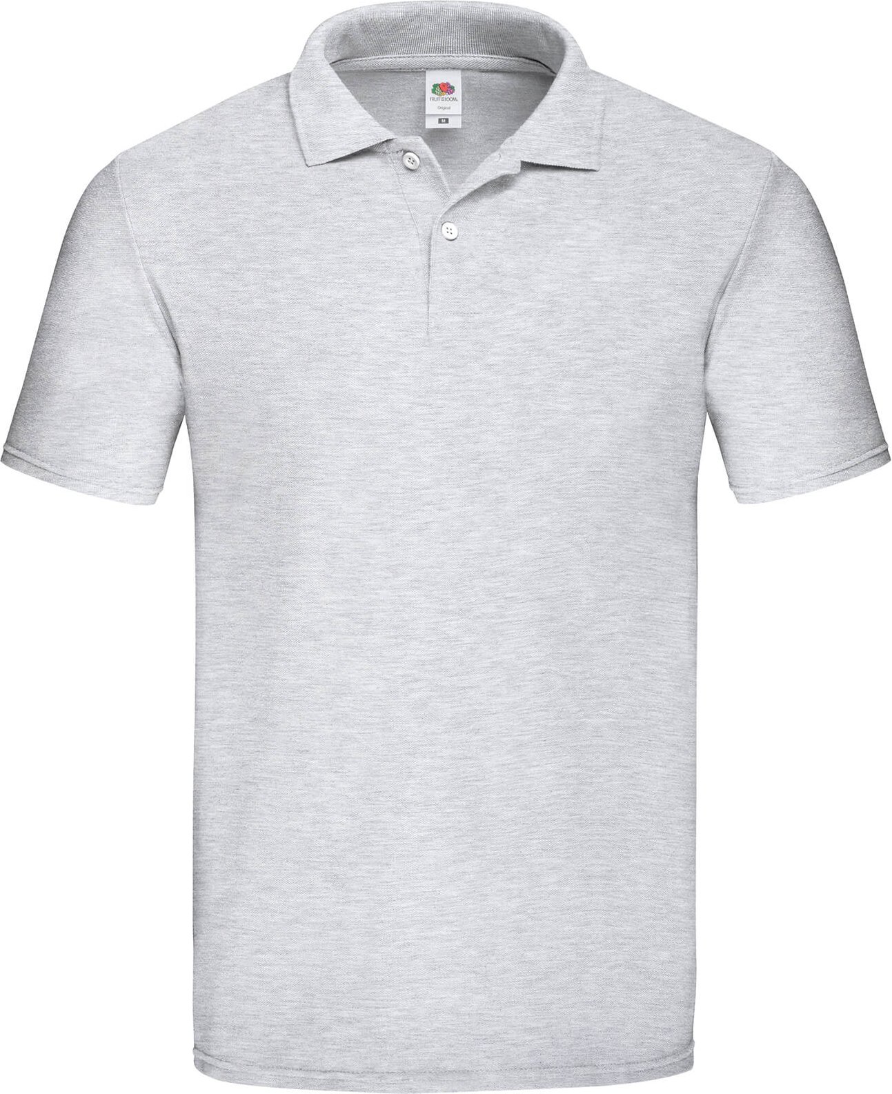 Fruit Of The Loom Herren Original Polo Shirt (Heather Grey)