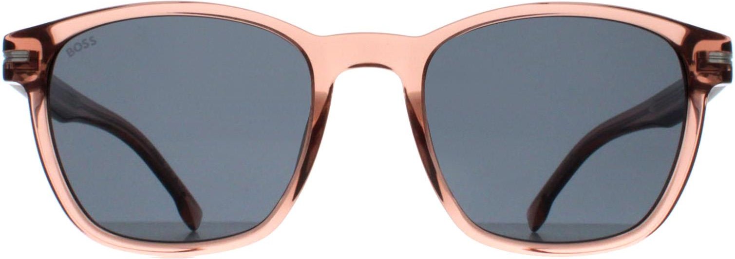 Hugo Boss Square Herren Transparent Braun Dunkelgrau BOSS 1505/S
