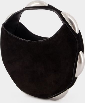 Dome Circular Top Handle Tasche - Alexander Wang - Leder - Schwarz