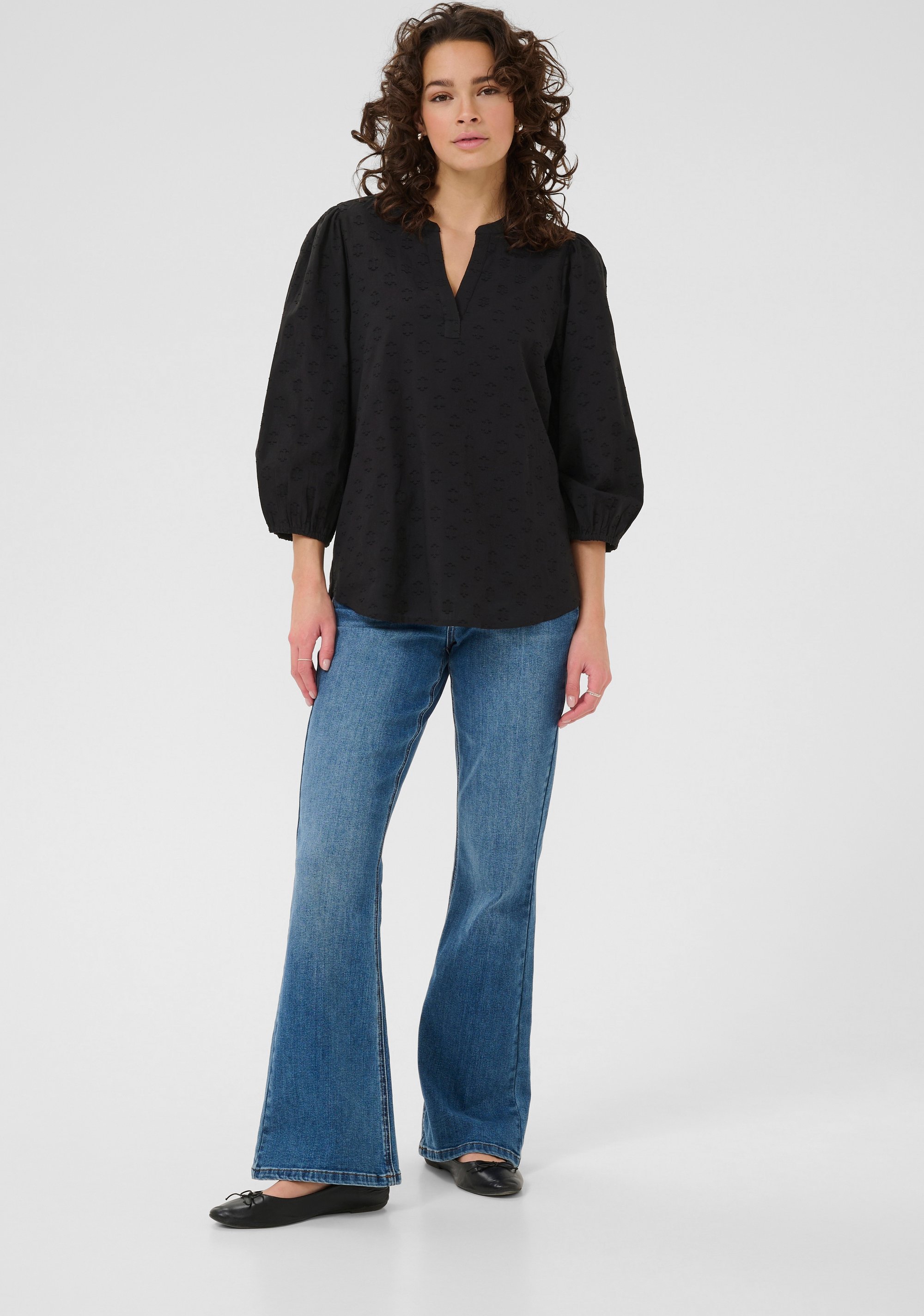 Langarm-Bluse KAenya Regular fit black