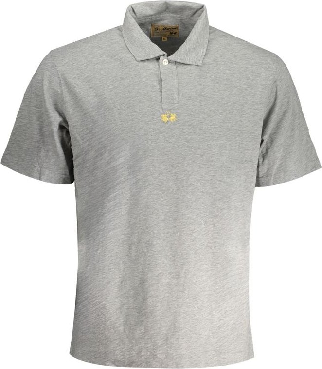La Martina Grigio Baumwoll Polo-Shirt für Herren