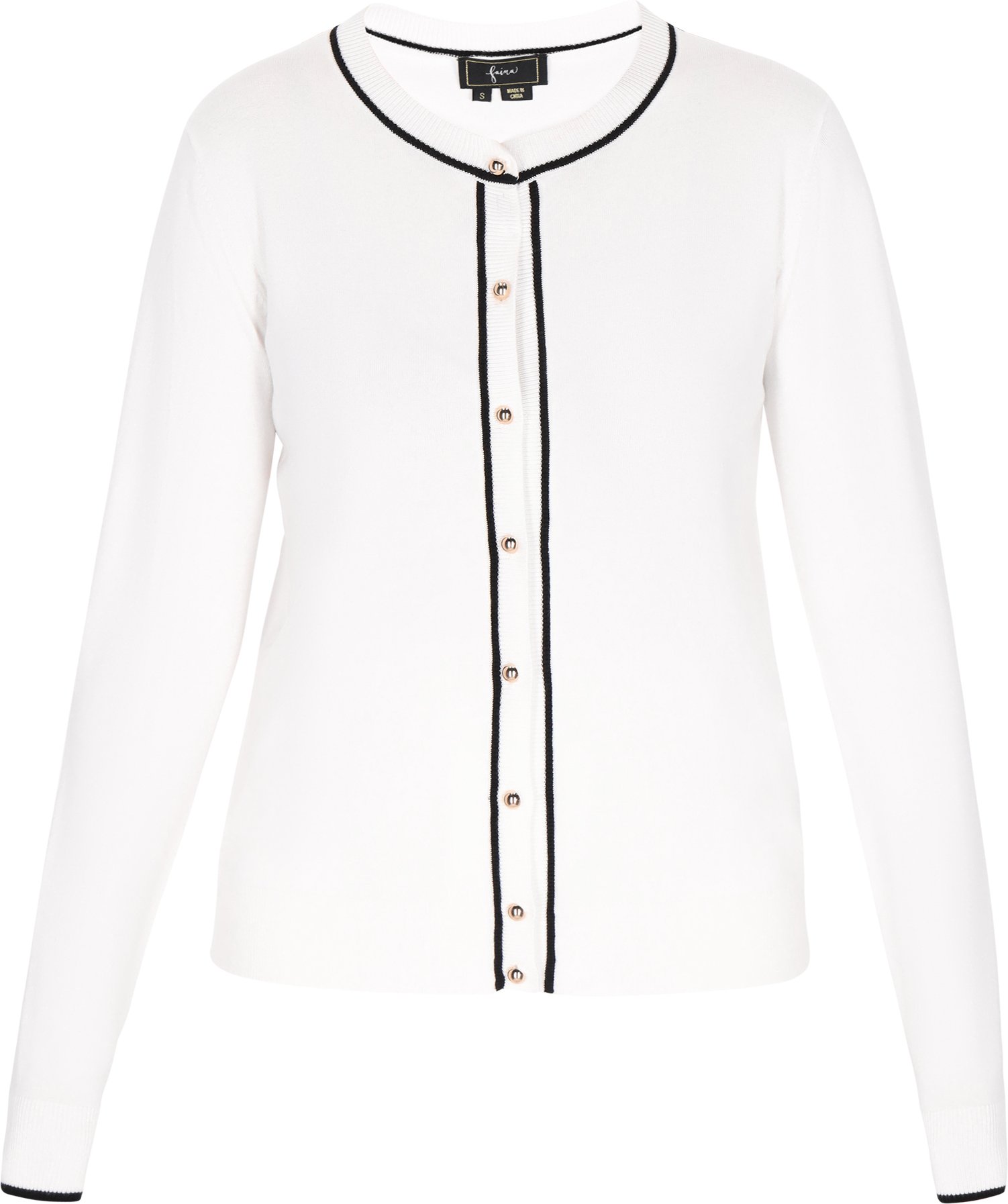 Faina Strickjacke Frauen cremefarben