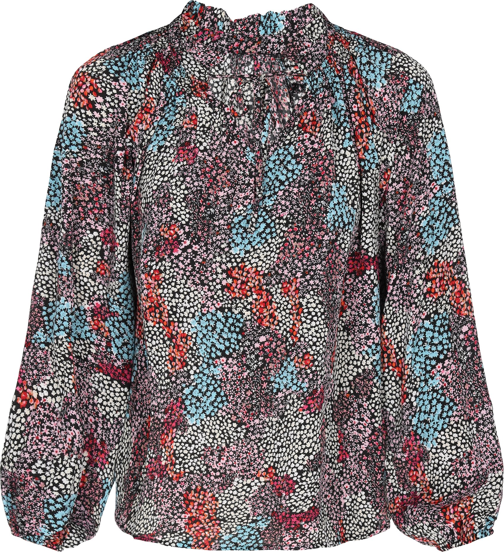 Faina Bluse Frauen mehrfarbig