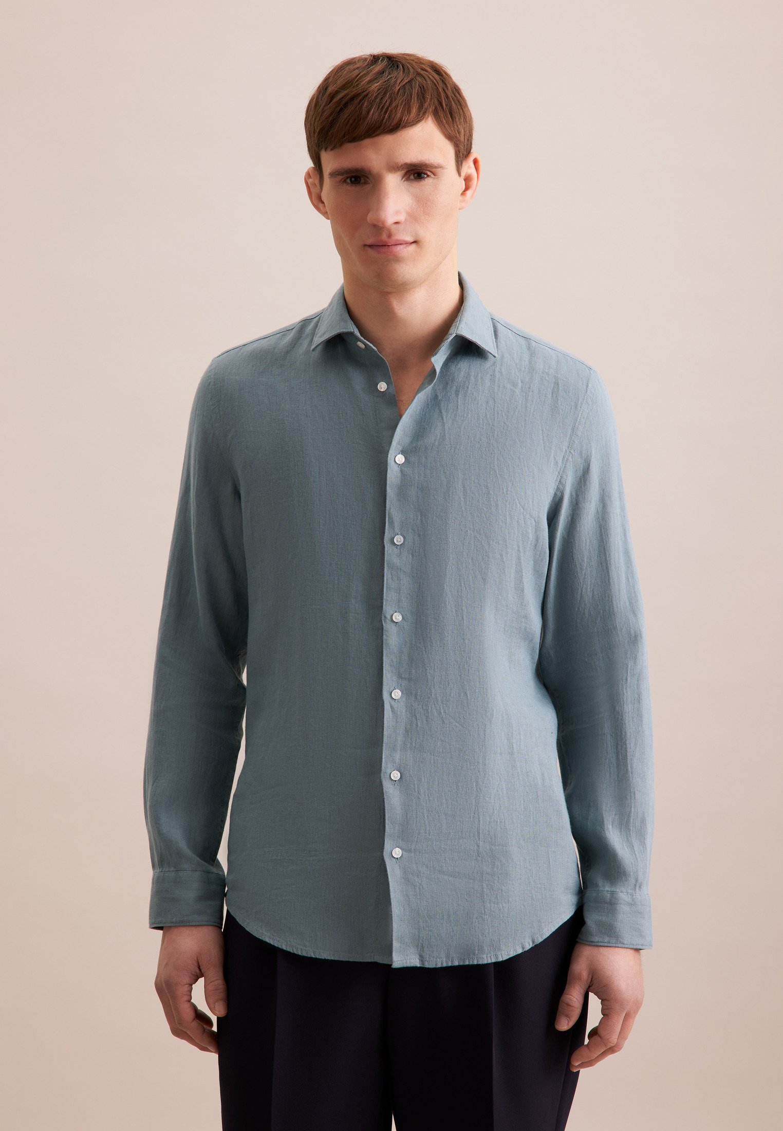 Thumbnail - Business Hemd Herren Grün