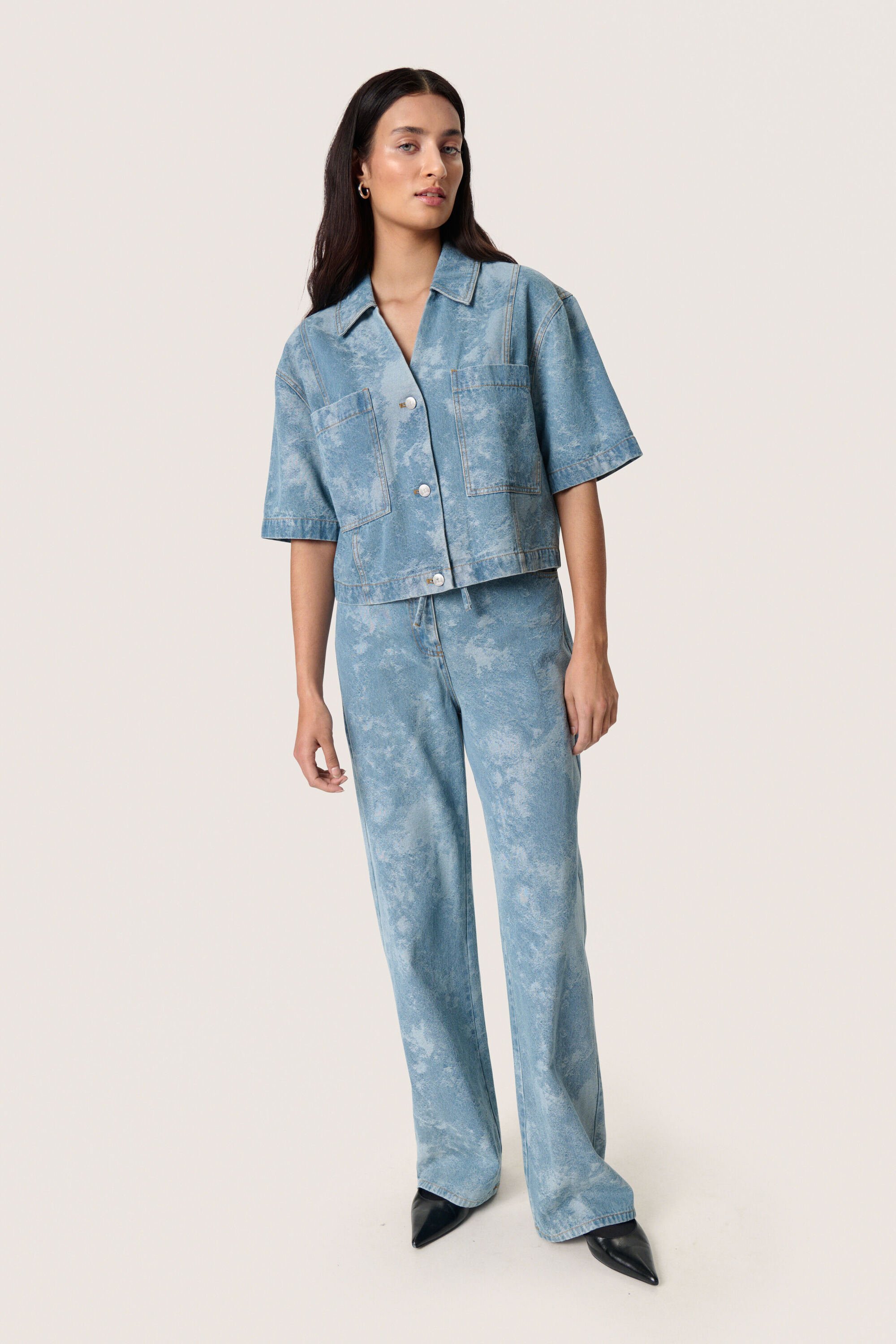 Jeanshemd SLAltea Gerade Passform blue