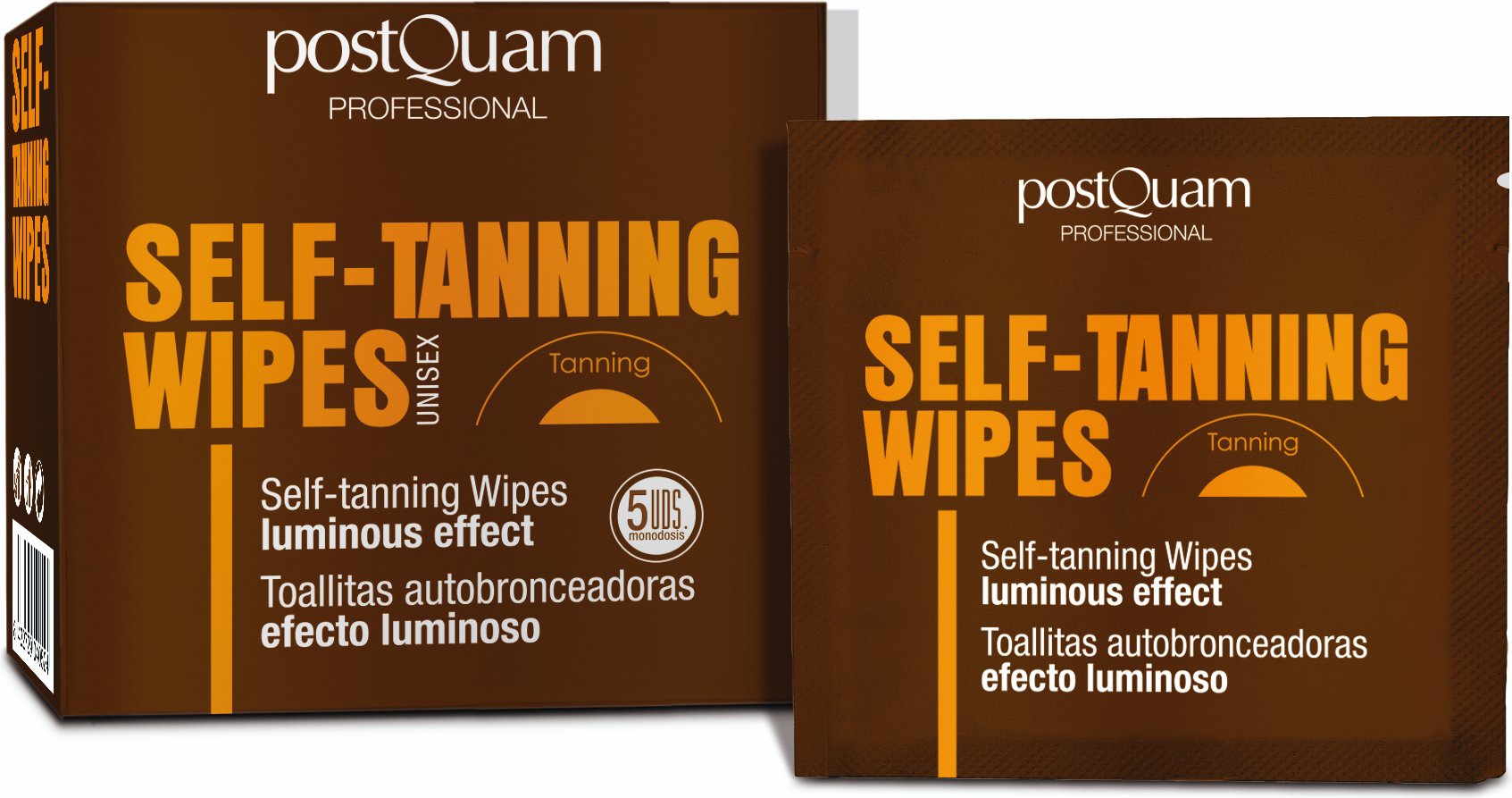 SELF-TANNING WIPES TÜCHER ZUM SELBSTBRÄUNEN 5 STÜCK