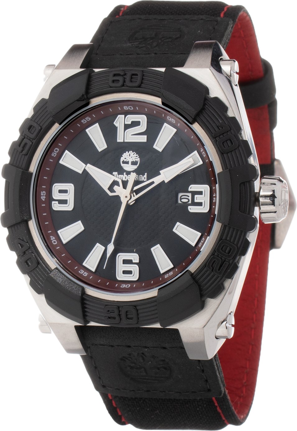 Timberland Herrenuhr Quartz Silber Schwarz