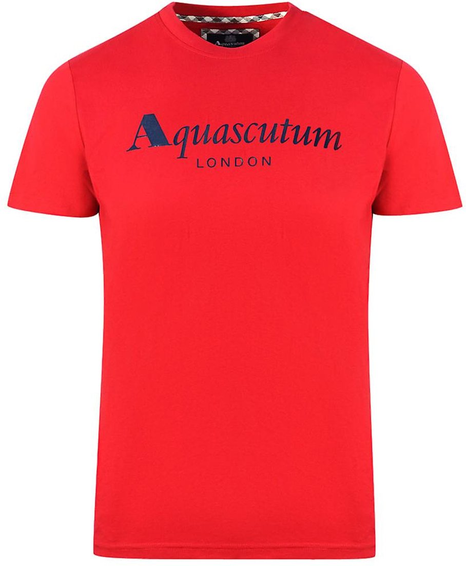 Aquascutum Herren London T-Shirt (Rot)
