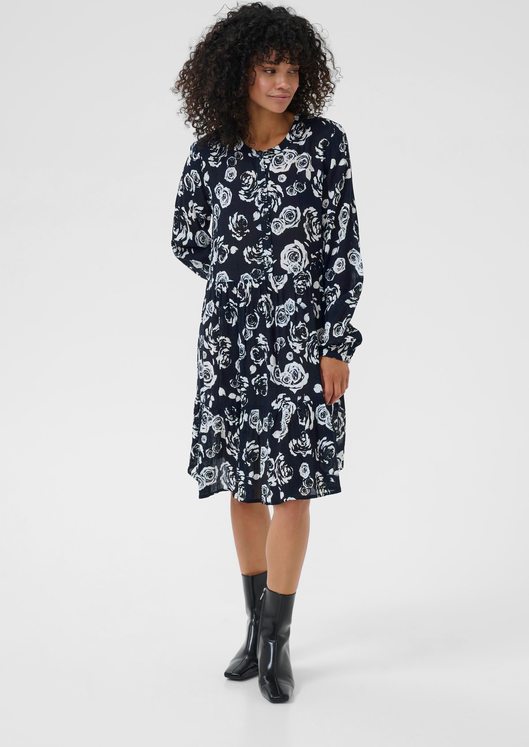 Kleid KAevity Kleid Regular fit black white