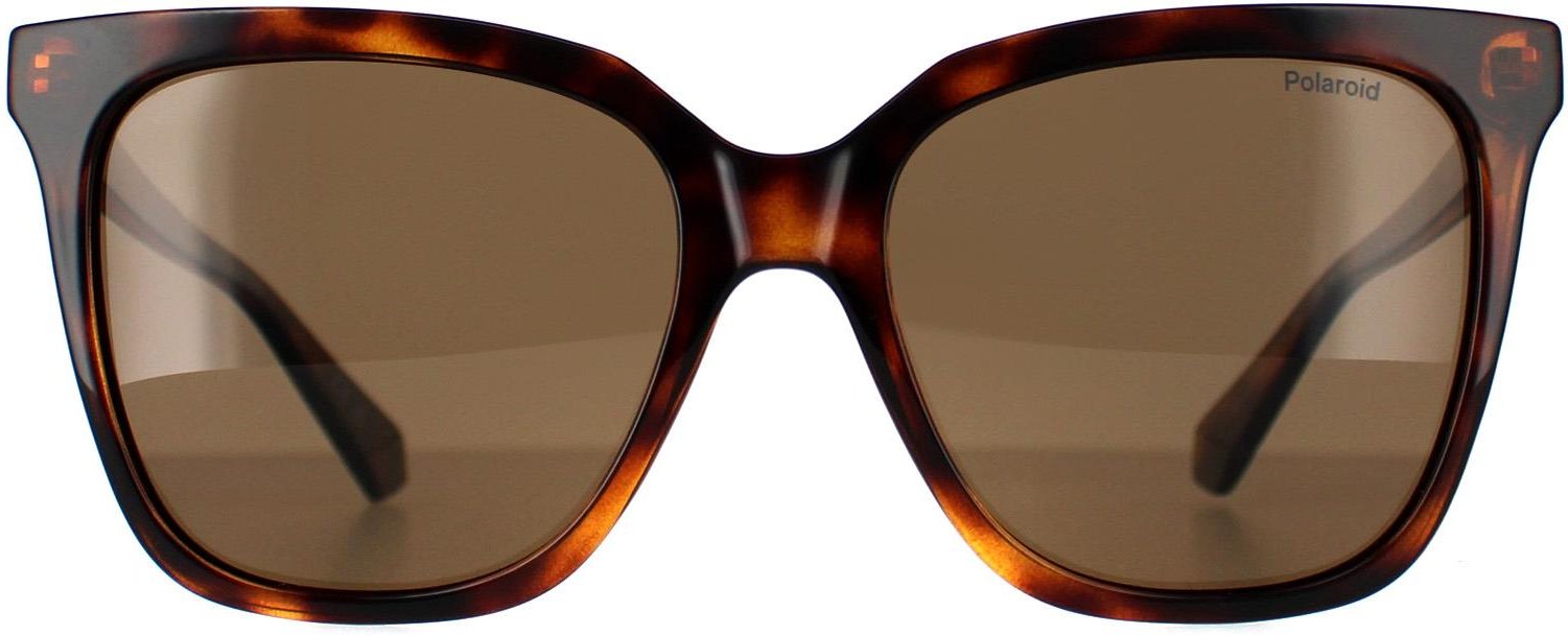 Polaroid Square Damen Havanna Bronze Polarisiert PLD 4155/S/X