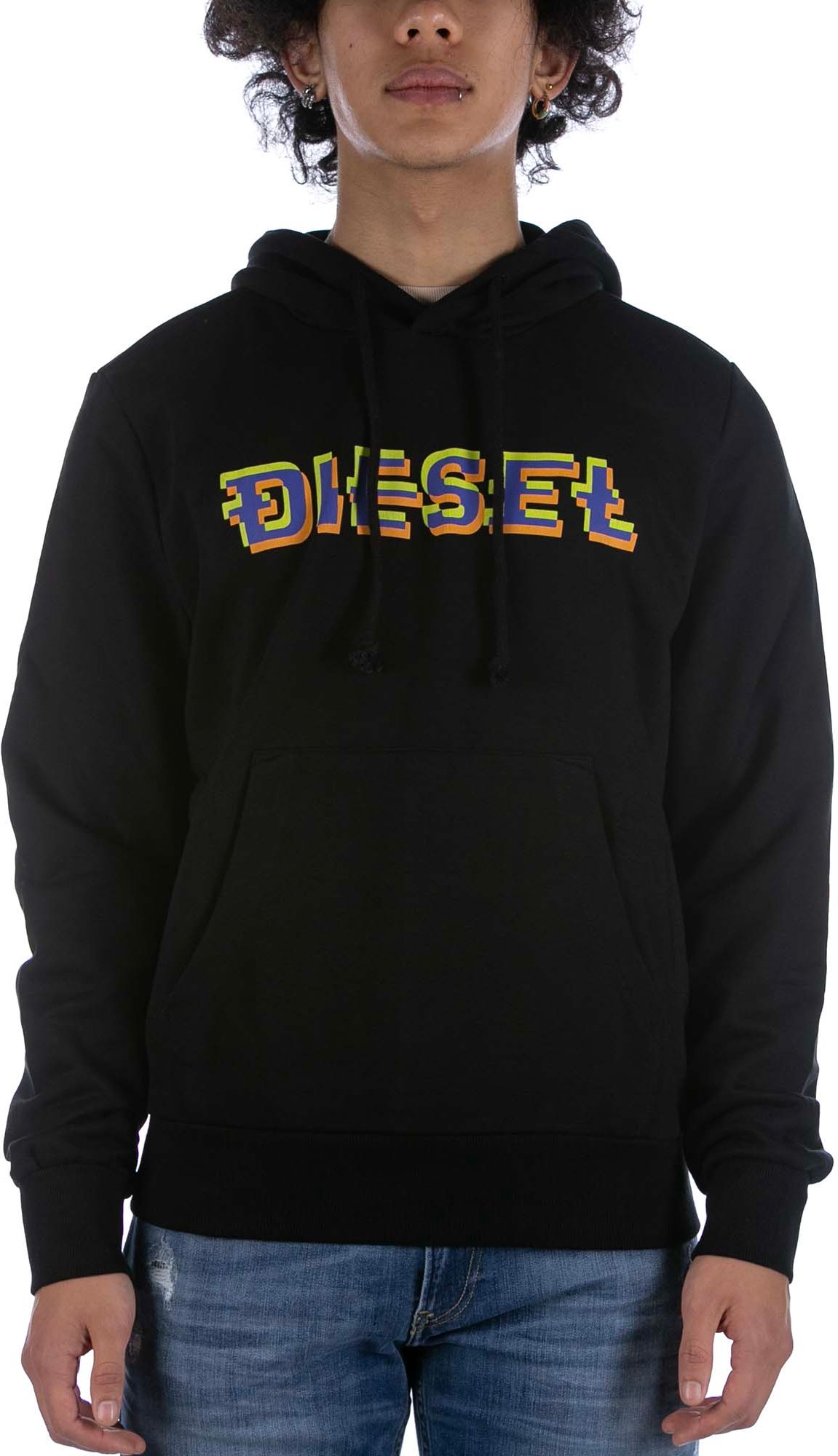 Diesel Sweatshirt S-Ginn Hood K27 Schwarz