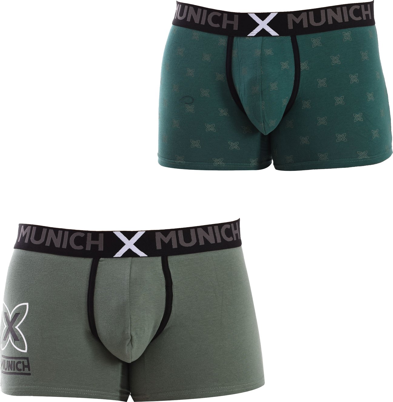 Pack-2 Elastische Baumwollslips für Männer MU_DU0170