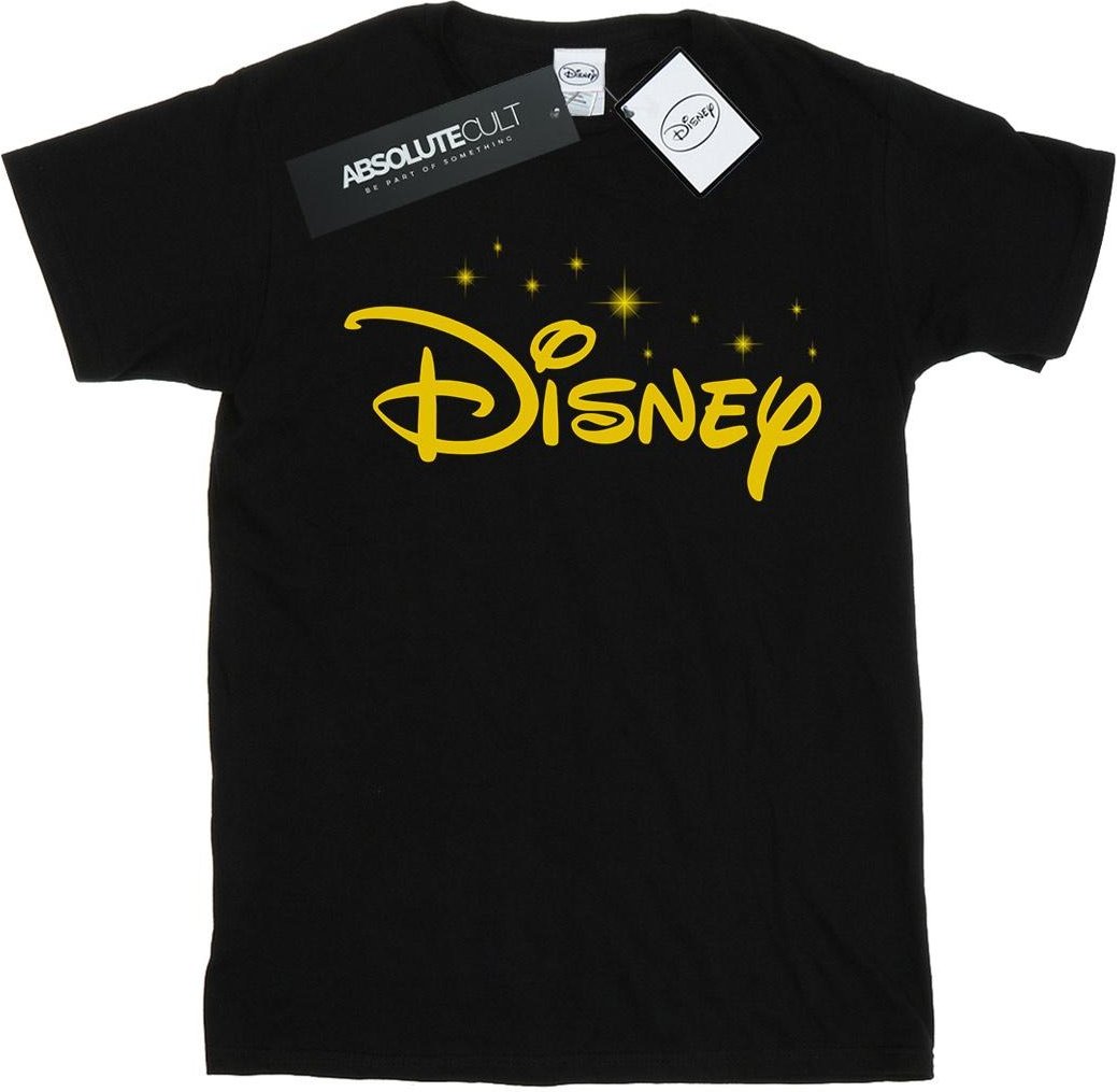 Disney - "Logo Stars" T-Shirt für Damen (Schwarz)