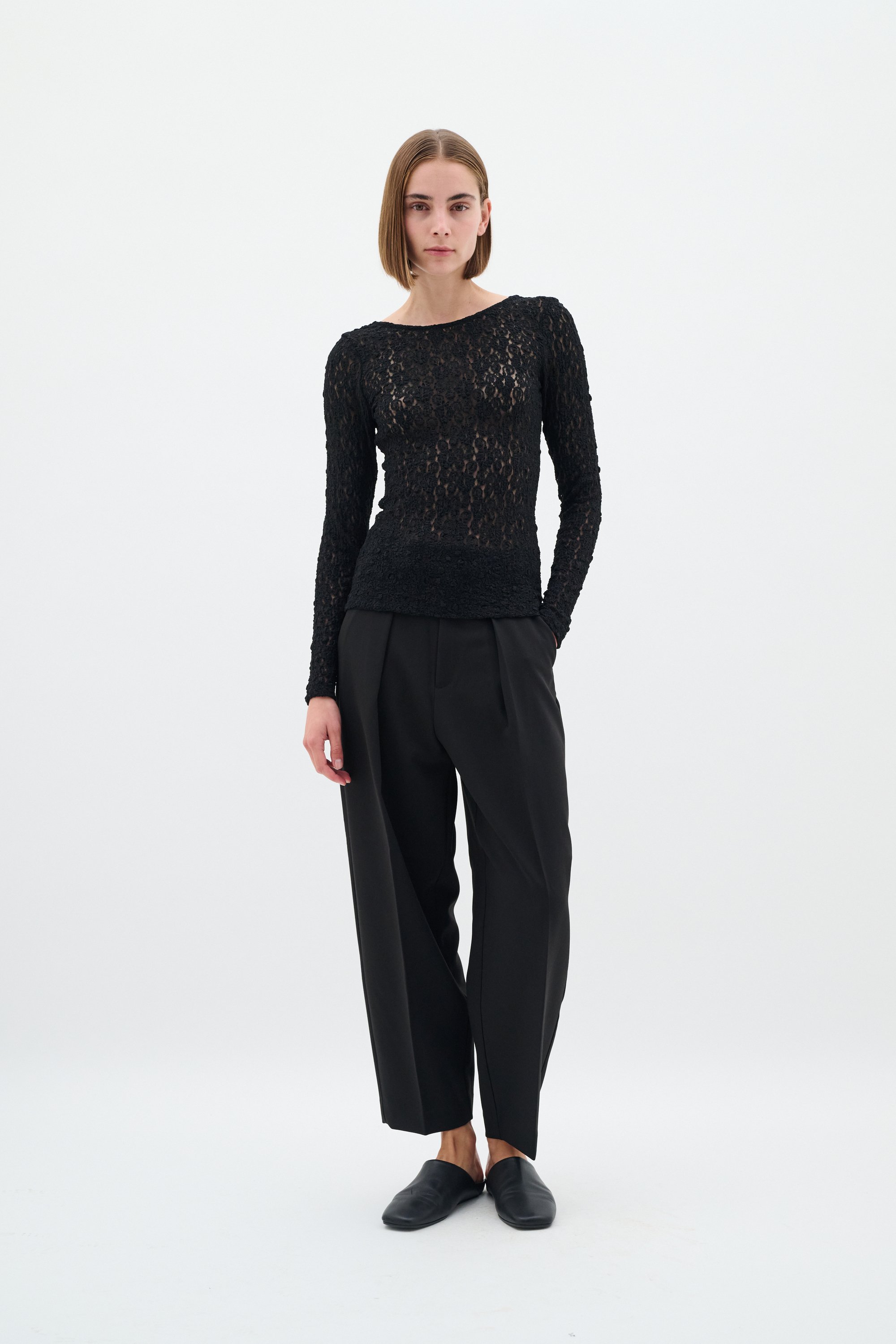 Langarm-Shirt Tight fit black