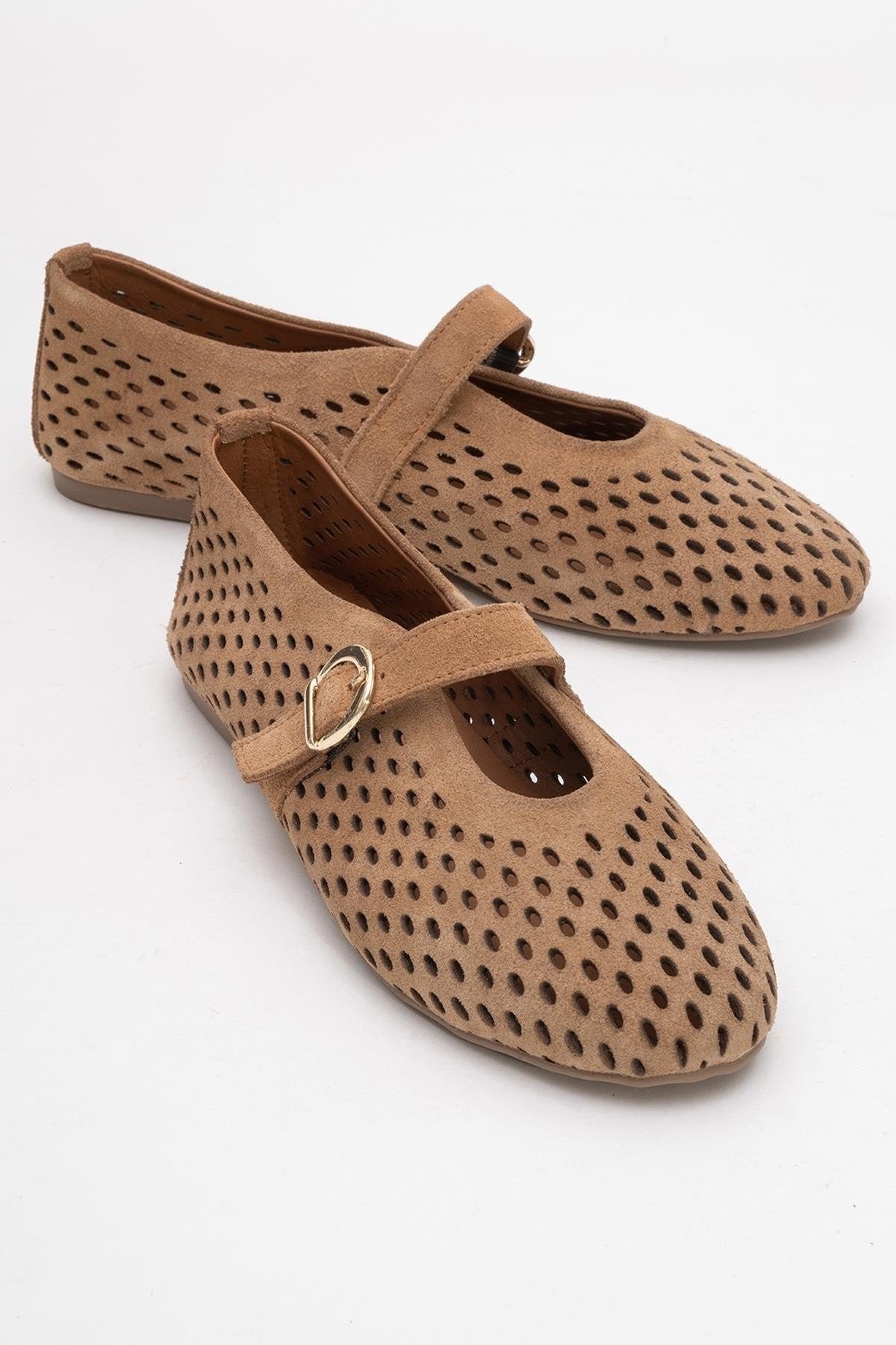 Arian Leder Ballerina Damen