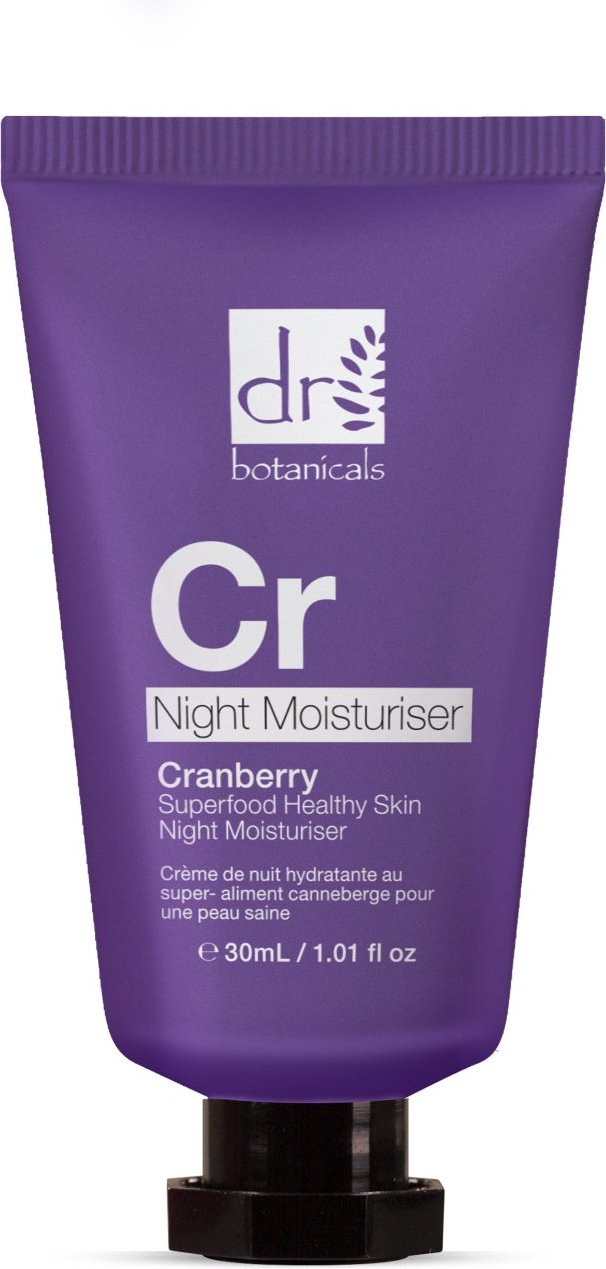 Dr Botanicals Cranberry Superfood Gesunde Haut Nachtfeuchtigkeitscreme 30ml