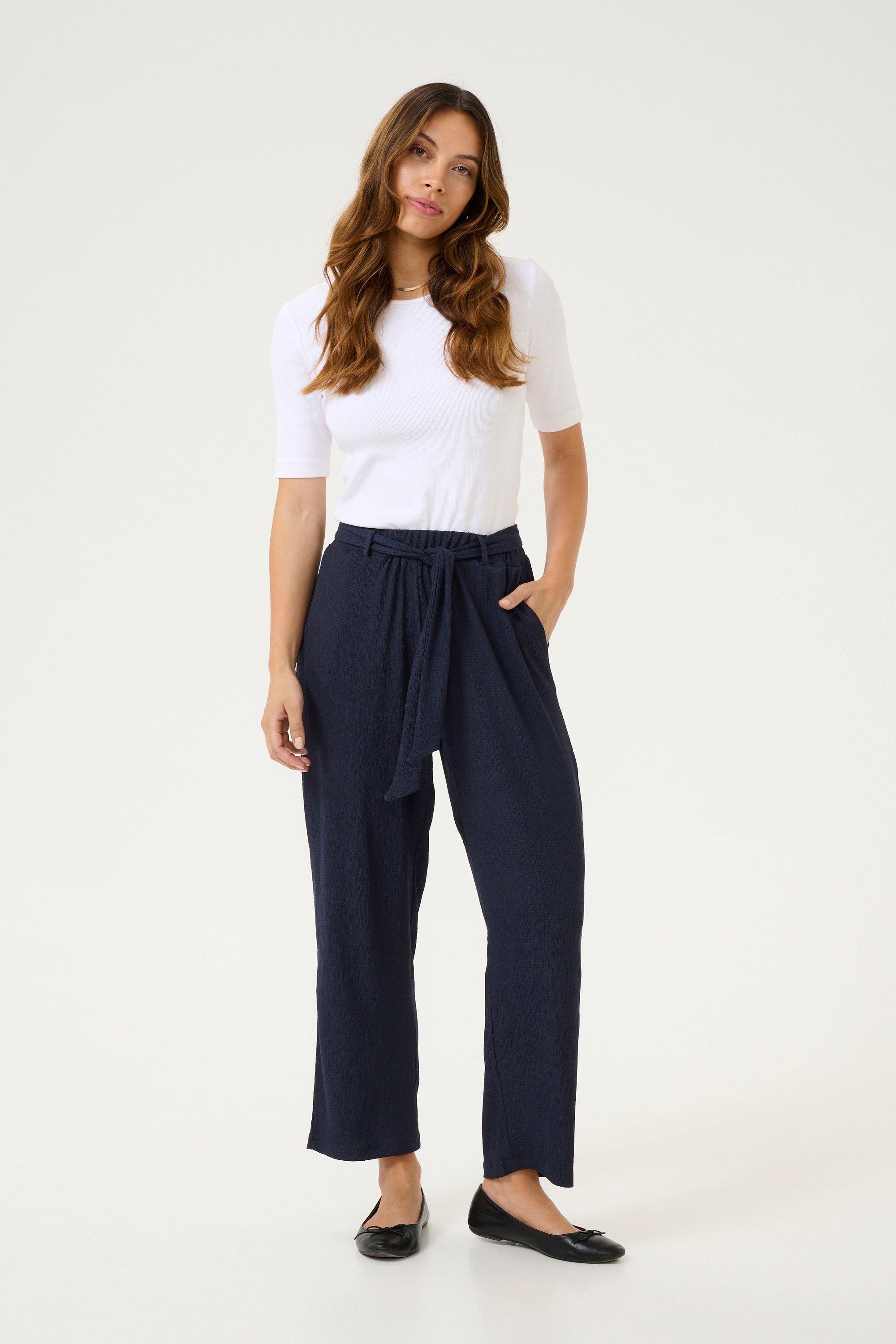 Casual Hose Loose fit Midnight Marine