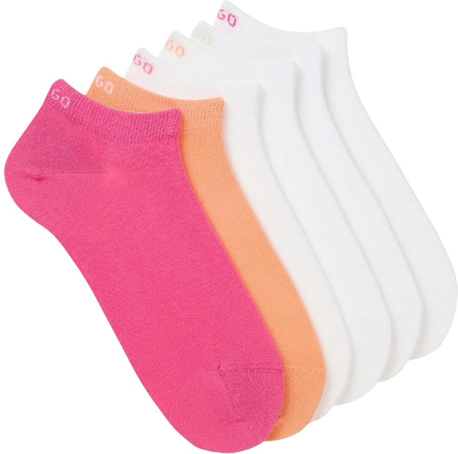 Hugo Boss - Knöchelsocken für Damen (6er-Pack) (Bunt)