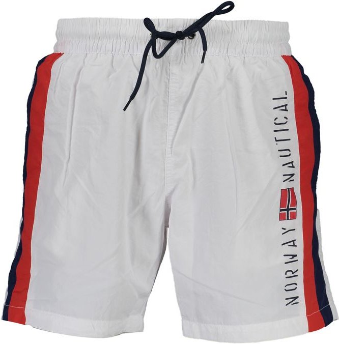 Badehose mit maritimen Streifen