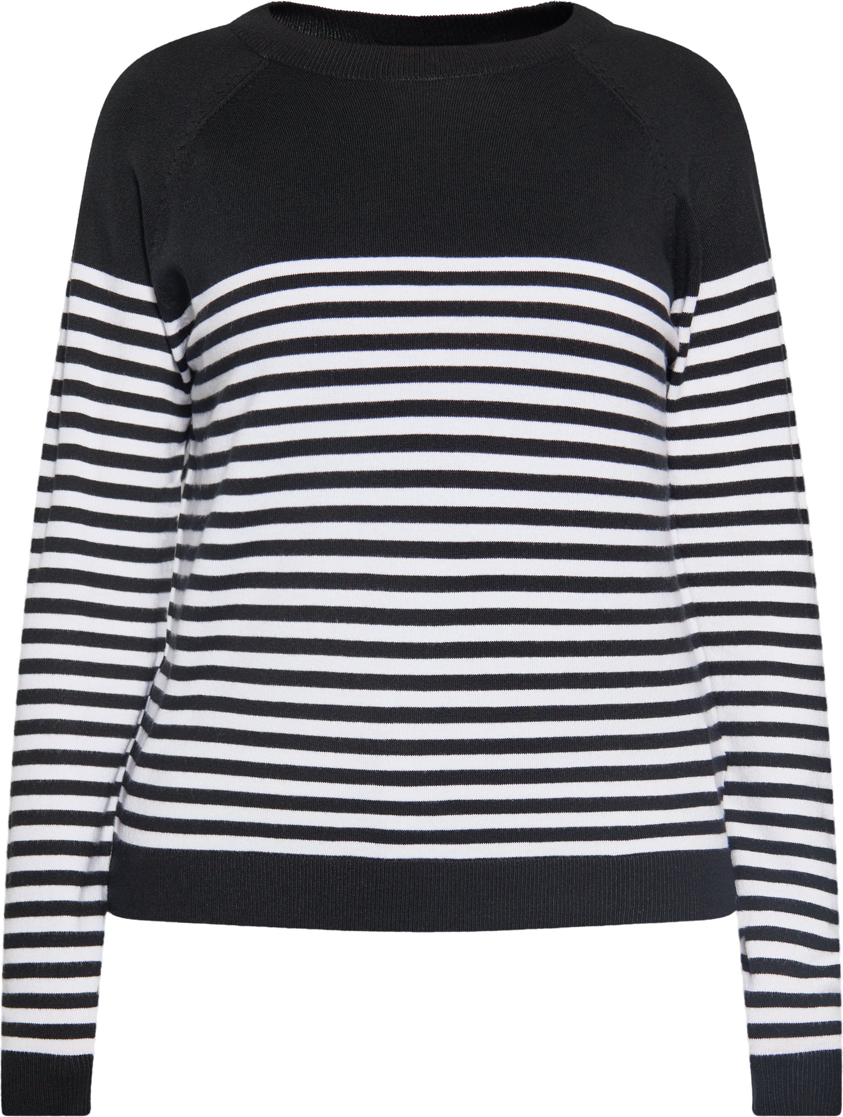 Dreimaster Pullover Frauen schwarz weiss