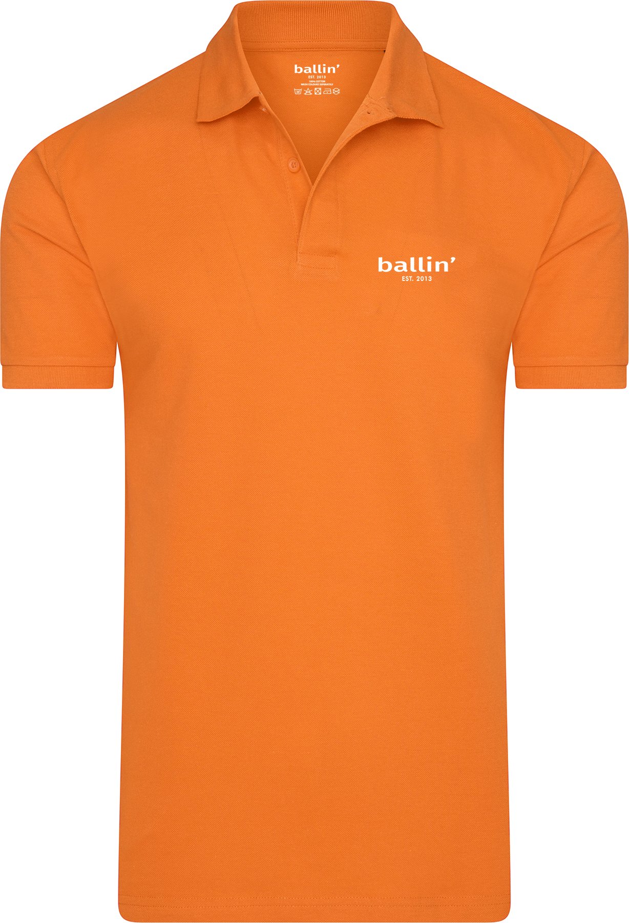 Basic Polo von Ballin Est. 2013 in der farbe Orange und in größe XL.