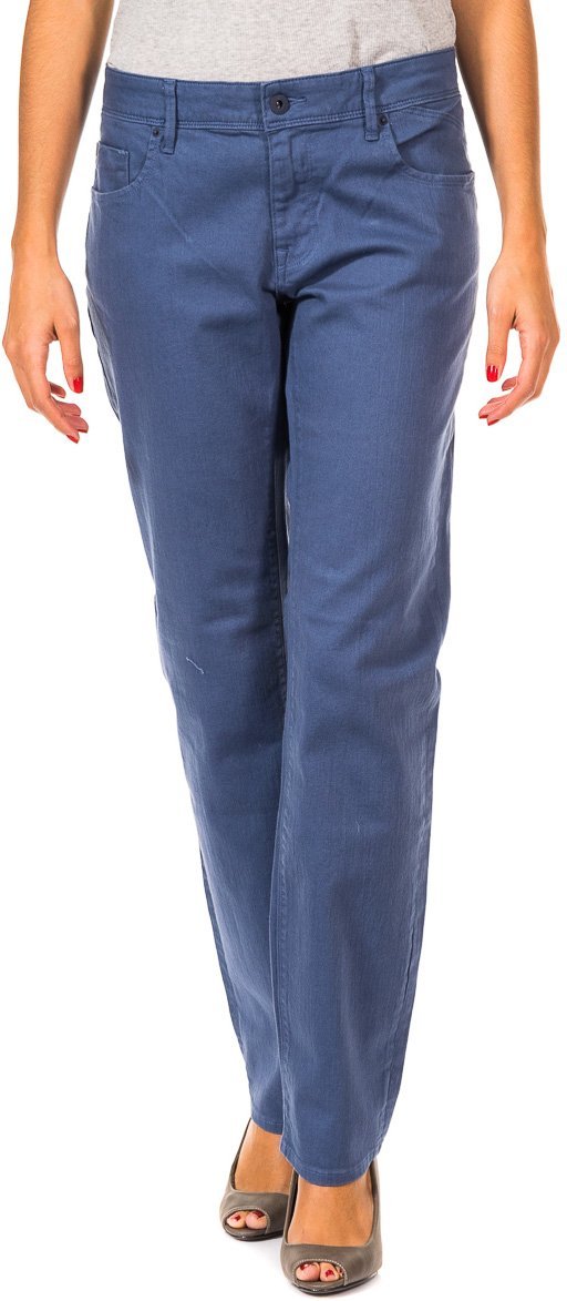 Lange wasserdichte Hose mit geradem Saum 36691051 Frau