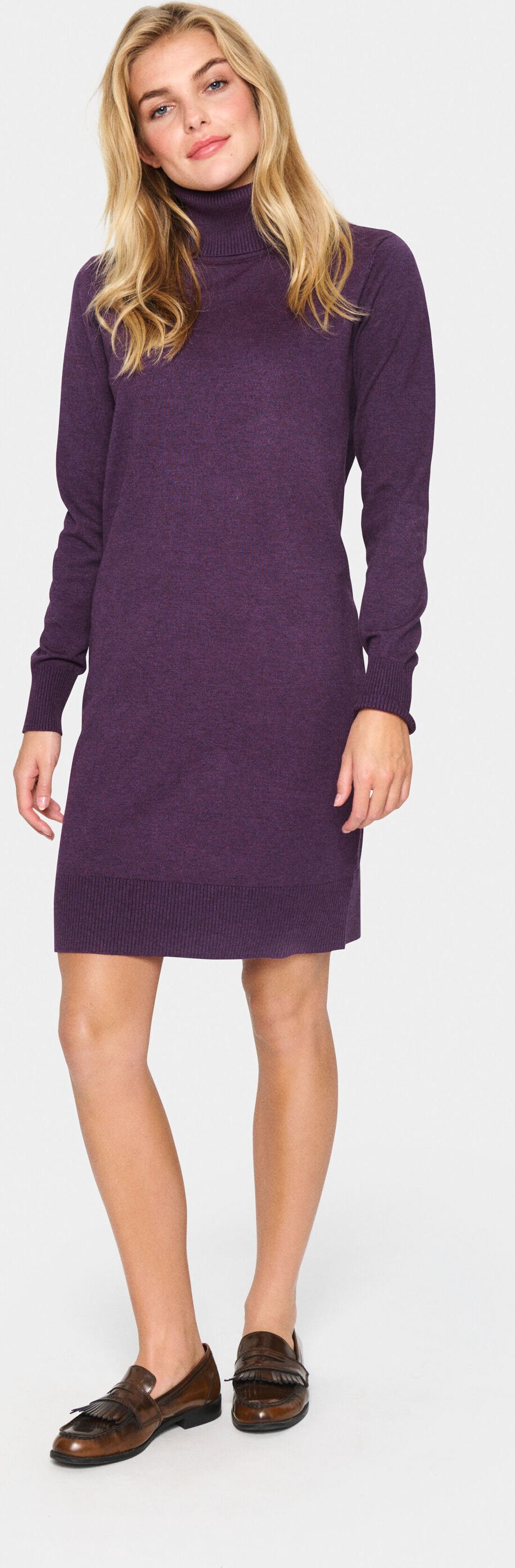 Kleid Gerade Passform purple