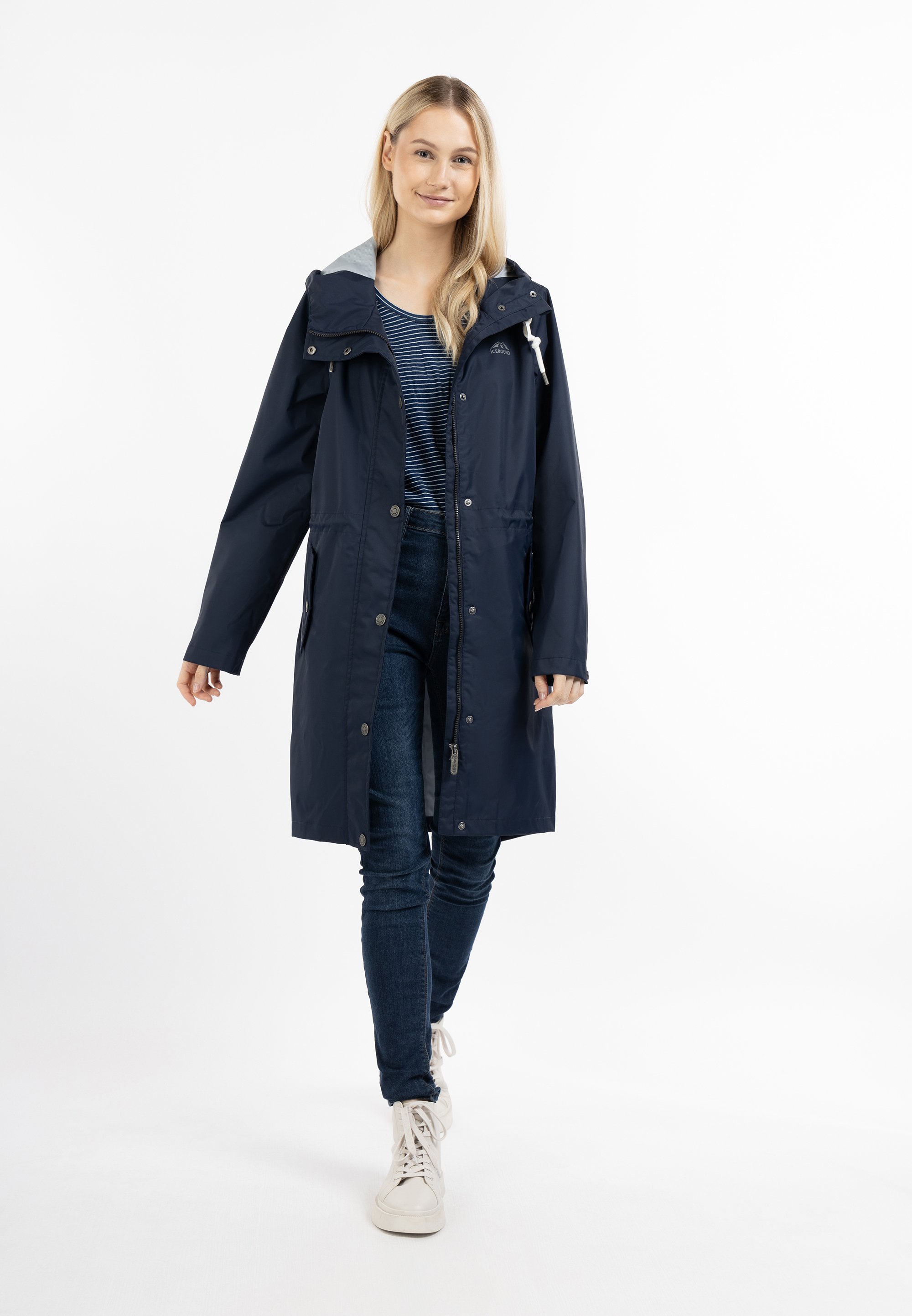 Thumbnail - ICEBOUND Regenjacke mit Innenprint Damen Marine