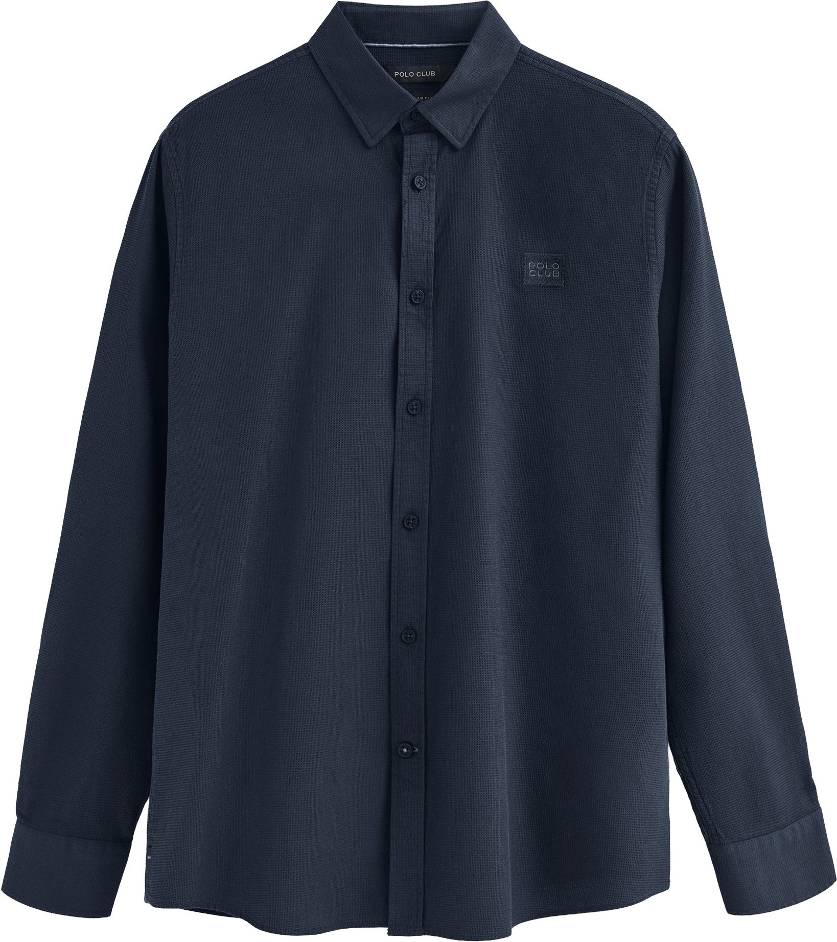 Hemd marineblau im Regular Fit mit Button-Down-Kragen und Polo Club-Logo