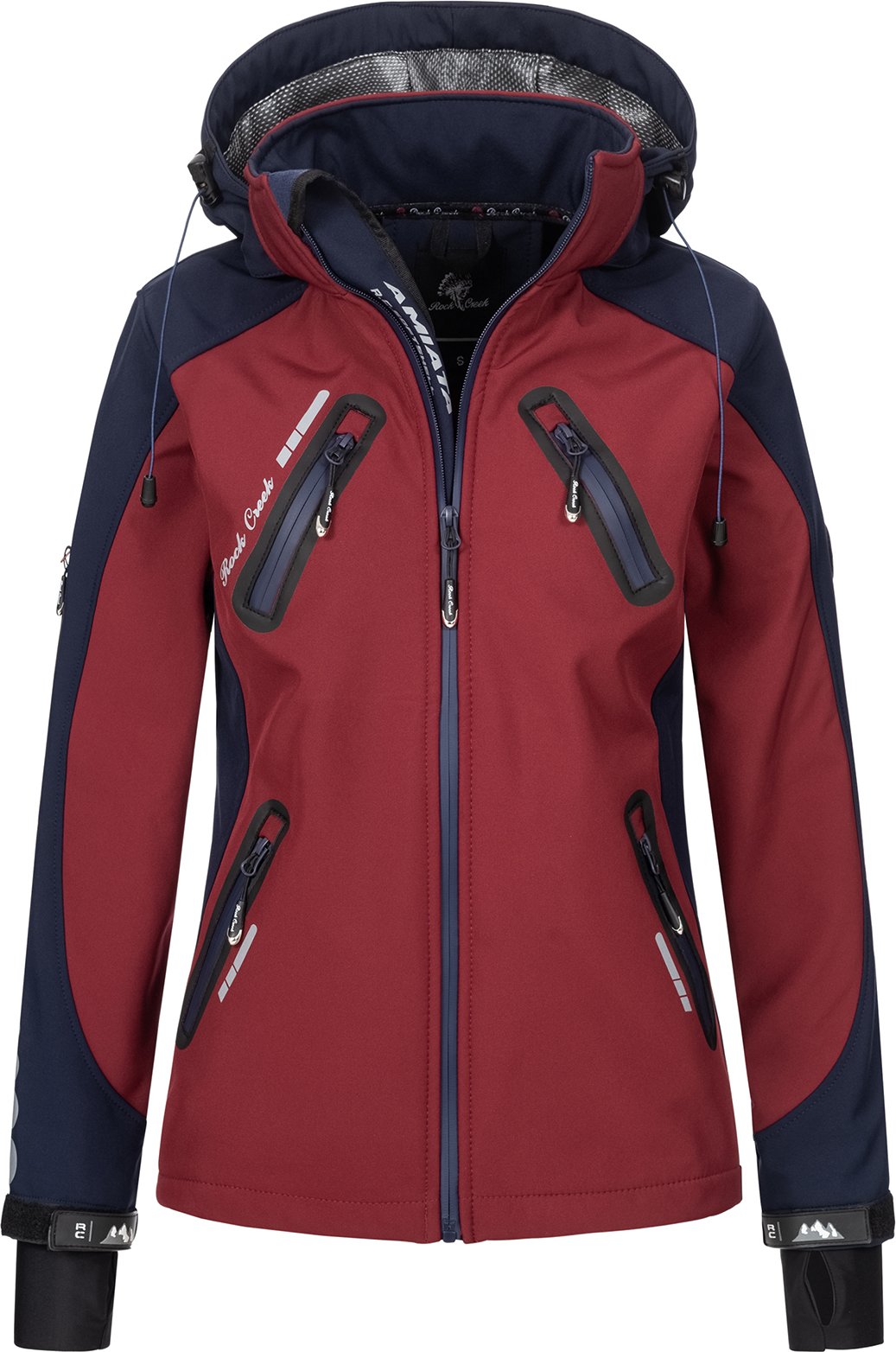 Rock Creek Jacke Weinrot