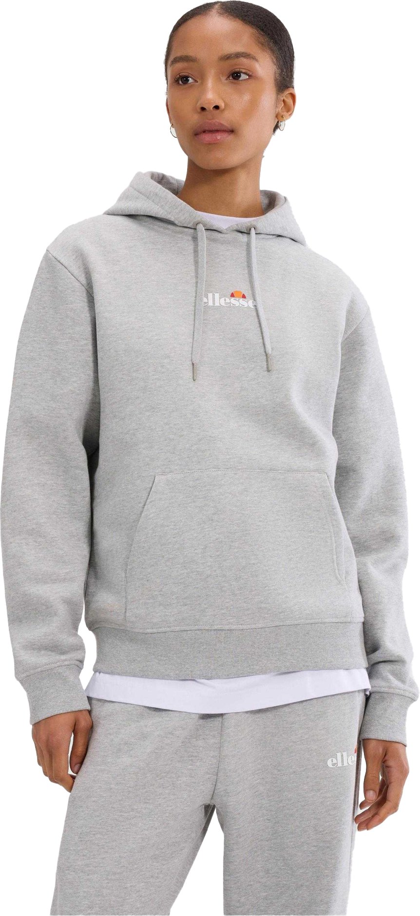 Ellesse - "Jazana 2" Kapuzenpullover für Damen (Hellgrau meliert)