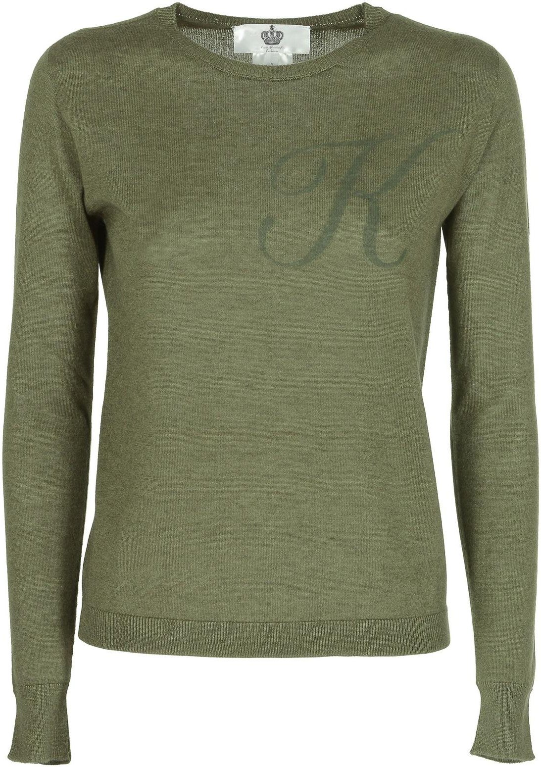 Seiden- und Kaschmir-Leichtgewicht Rundhals-Pullover