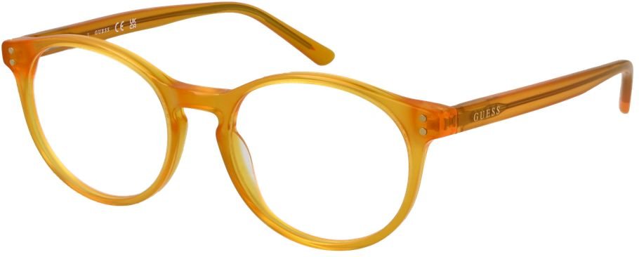 Orange-Rahmen-Brille