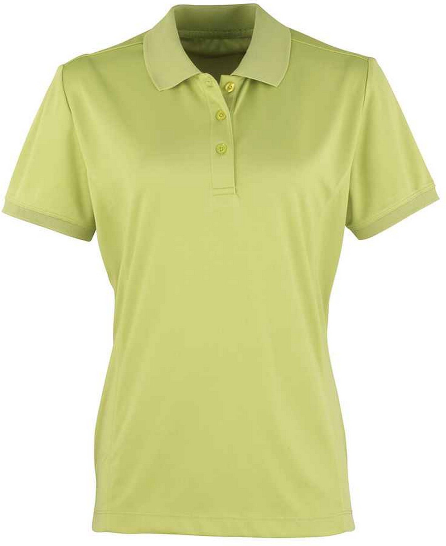 Premier - "Coolchecker" Poloshirt für Damen (Limone)