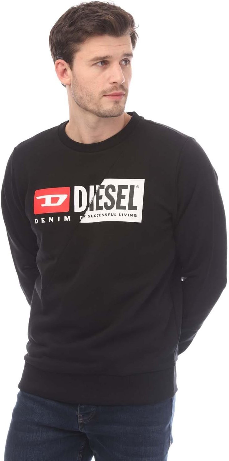 Thumbnail - Diesel - "S-Girk Cuty Felpa" Kapuzenpullover für Herren (Schwarz)