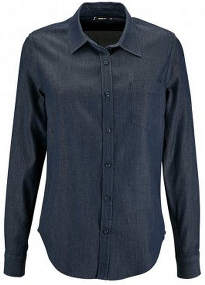 SOLS Damen/Damen Barry Langarm Denim Shirt (Denim Brut)