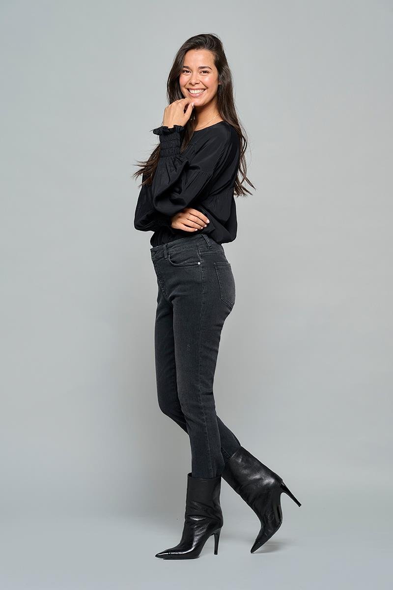 Caroline Tensen Utah Denim Hose Denim Schwarz
