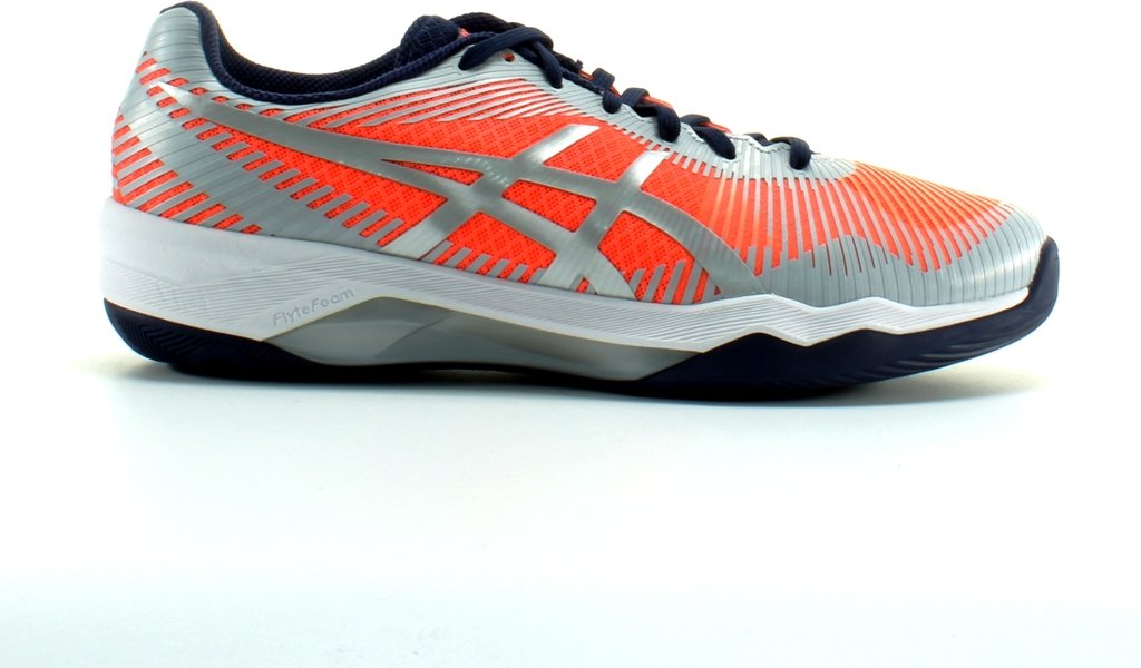 ASICS Volley Elite Womens Orange/Grey Trainer