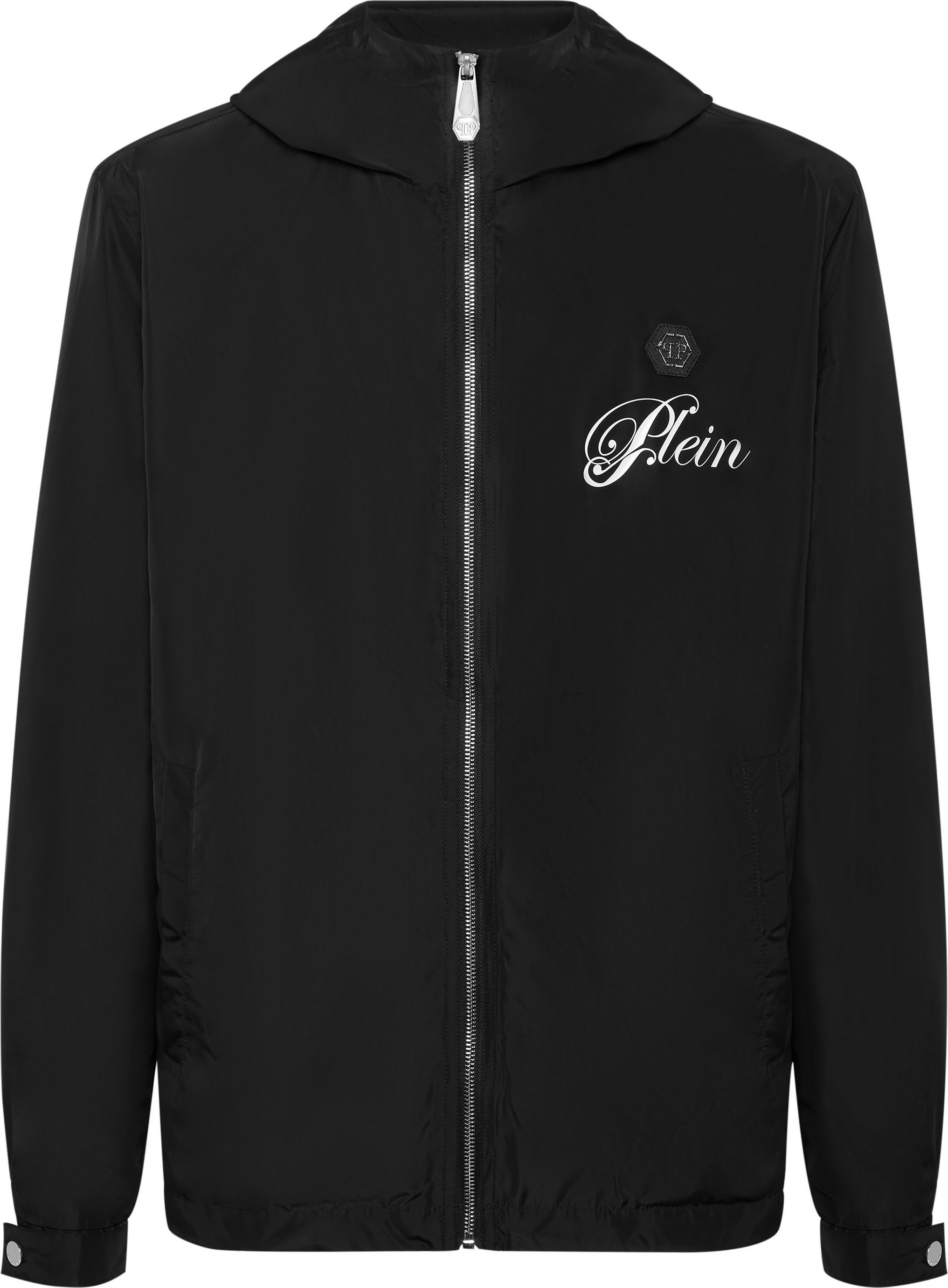 Nylon Hooded Windbreaker Plein Teddy